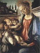 Sandro Botticelli Madonna and Child with two Angels oil painting reproduction